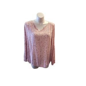 Time And Tru Floral Top